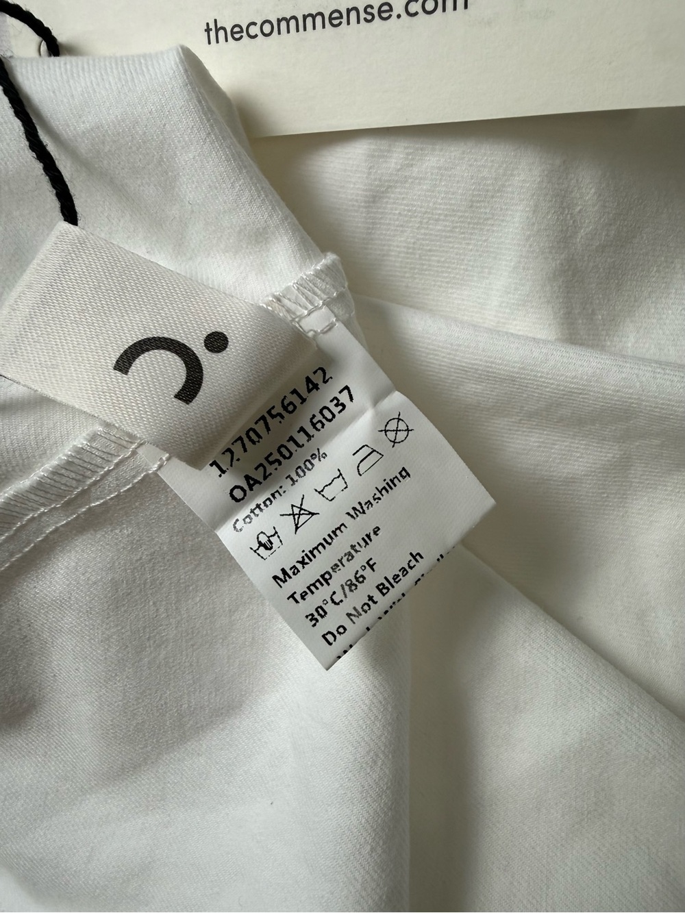 Commense White Red Heart Embroidered Trim Cotton Maxi Dress Medium NWT Tie Back - Picture 11 of 12